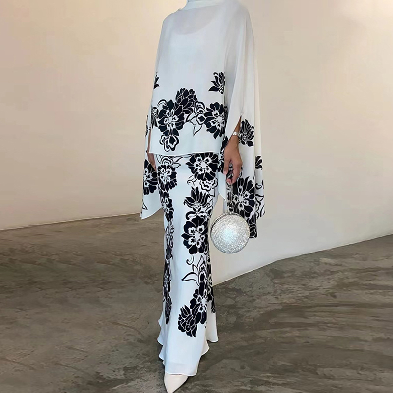 Summer Evenings Clothing - 2026 여성 무슬림 투피스 세트 여성