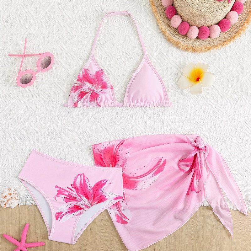 Summer Clothing Teen Girls - 7-16세 여아 비키니 수영복 UNITIM 여름