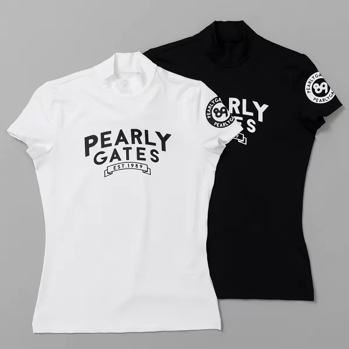 Summer Clothing Logo - PEARLYGATES 여성용 골프 의류 여름용 반소매