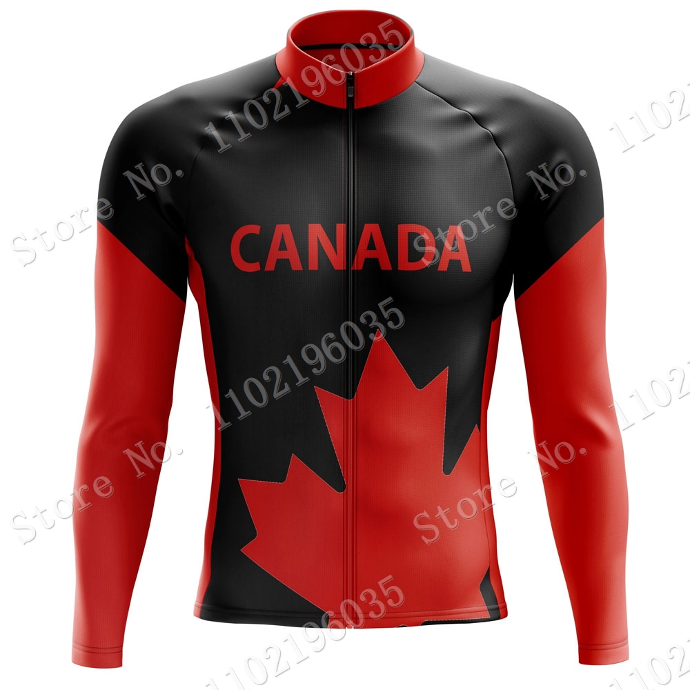 Summer Clothing Canada - 2023 캐나다 내셔널 사이클링 저지, 긴