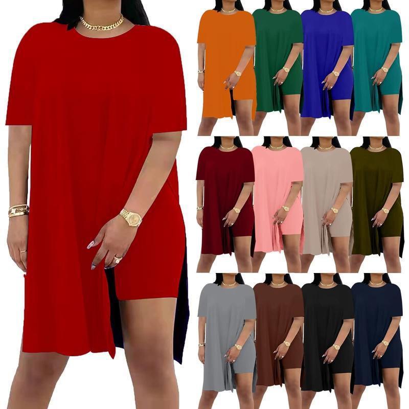 Summer Clothing List - 여성용 반소매 바지 세트 투피스 여름
