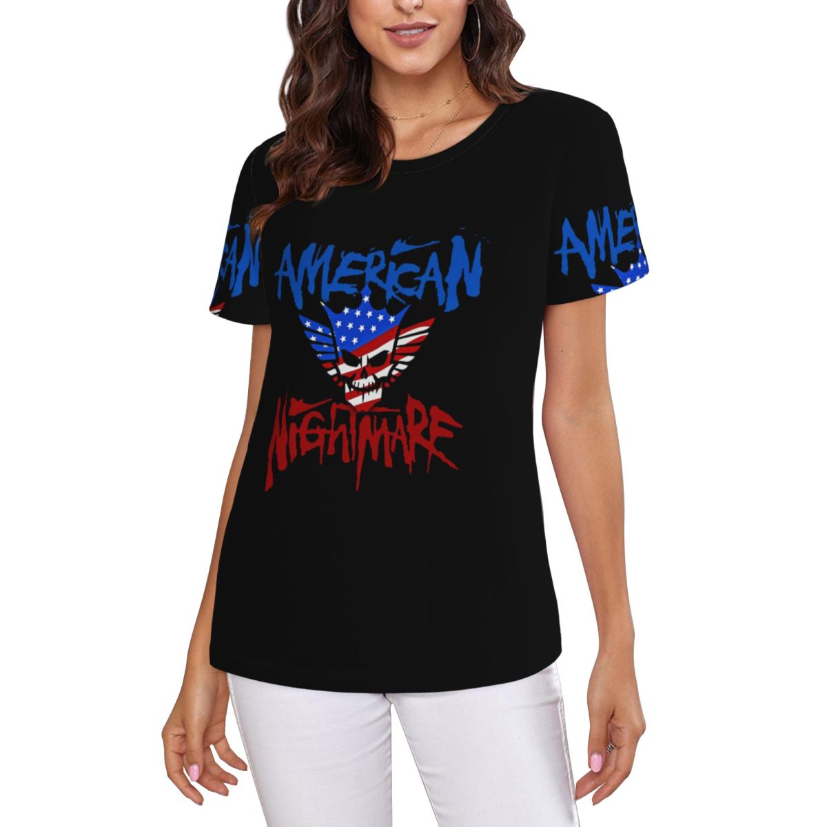 Summer Clothing For 60 Year Old Woman - Cody Rhodes Mes 티셔츠 여성 반팔