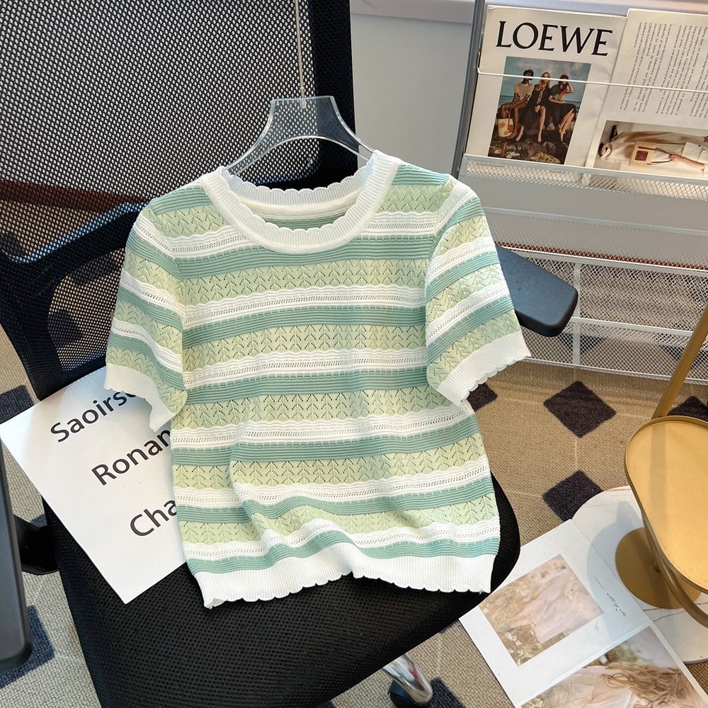 Summer Clothing For 60 Year Old Woman - 2025 여성 여름 스웨터 신상 컬러