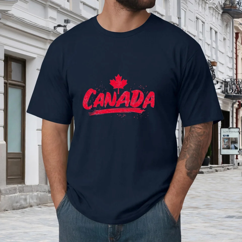 Summer Clothing Canada - 패션 메이플 리프 캐나다 국기 남성