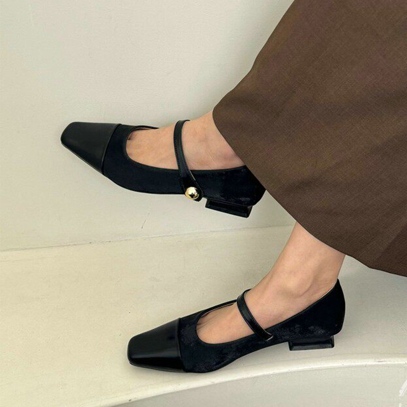 여성용 메리 제인 슈즈, 우아한 청키 슈즈, 디자이너  - Summer Clothing Offers 리뷰 및 가격