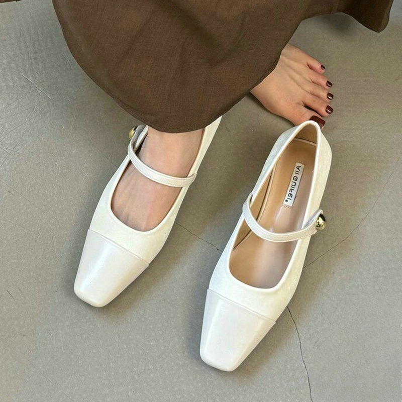여성용 메리 제인 슈즈, 우아한 청키 슈즈, 디자이너  - Summer Clothing Offers 리뷰 및 가격