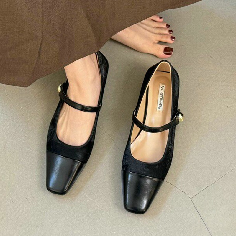 여성용 메리 제인 슈즈, 우아한 청키 슈즈, 디자이너  - Summer Clothing Offers 리뷰 및 가격
