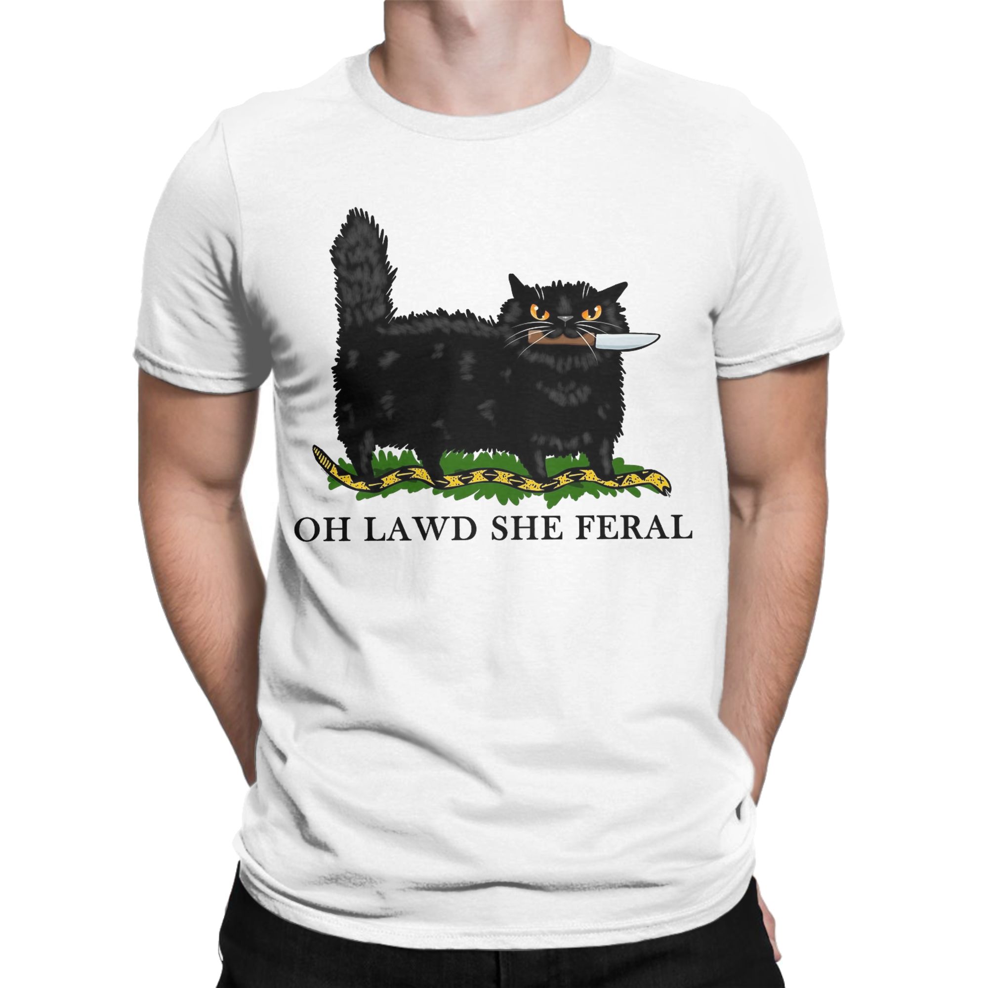 Men Oh Lawd She Feral Black Ca - Summer Clothing Not Shein 리뷰 및 가격