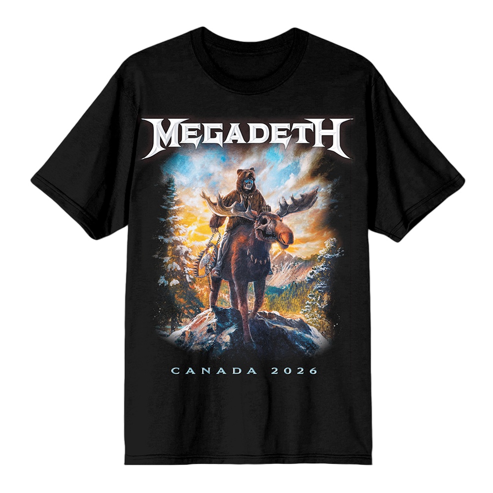 록 밴드 Megadeth 캐나다 작별 투어 티셔츠 남성 - Summer Clothing Canada 리뷰 및 가격