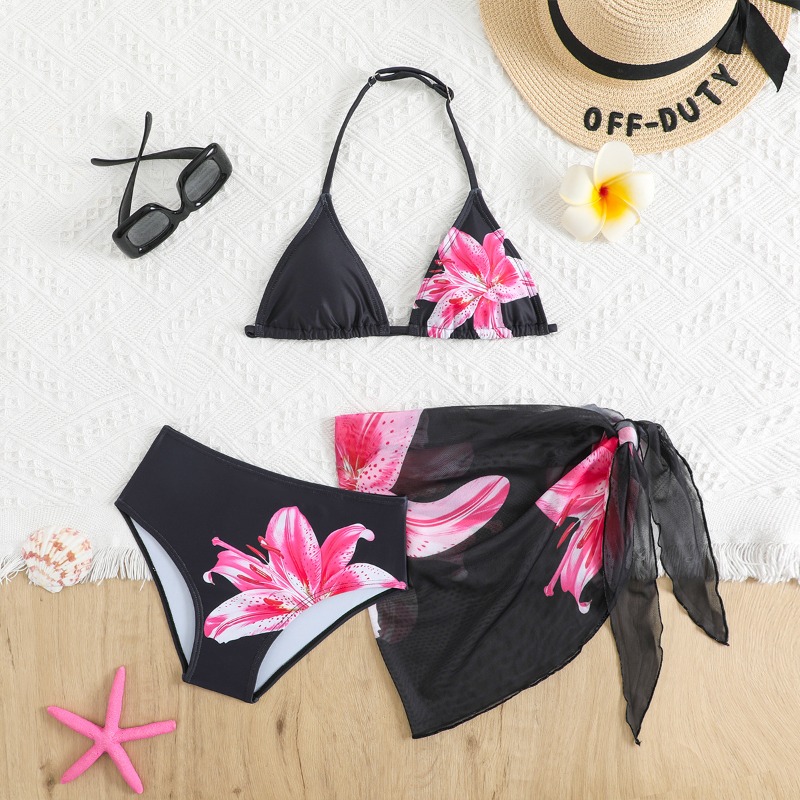 7-16세 여아 비키니 수영복 UNITIM 여름 꽃무늬 - Summer Clothing Teen Girls 리뷰 및 가격