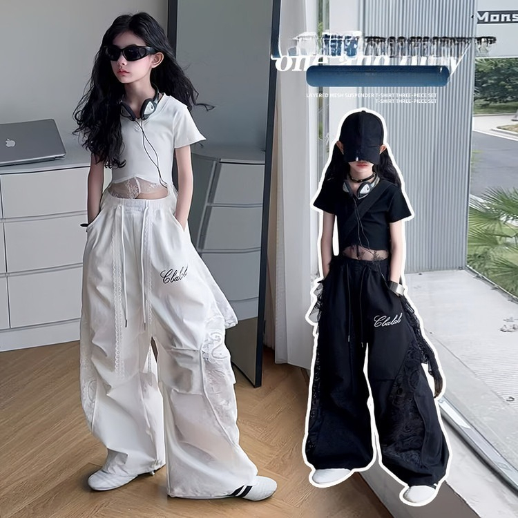 4-14세 여아 힙합 재즈 스트릿 댄스 의상 세트 아동 - Summer Clothing Teen Girls 리뷰 및 가격