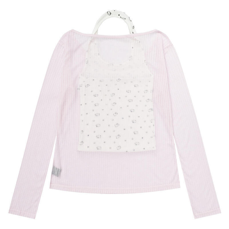 탱크탑 홀터넥 긴팔 티셔츠 헬로키티 여성용 봄 여름 산 - Halter Neck Top 리뷰 및 가격
