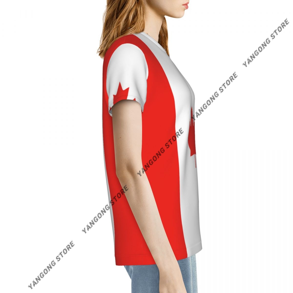 여성 티셔츠 캐나다 캐나다 국기 Tshirt 여성 캐주 - Summer Clothing Canada 리뷰 및 가격