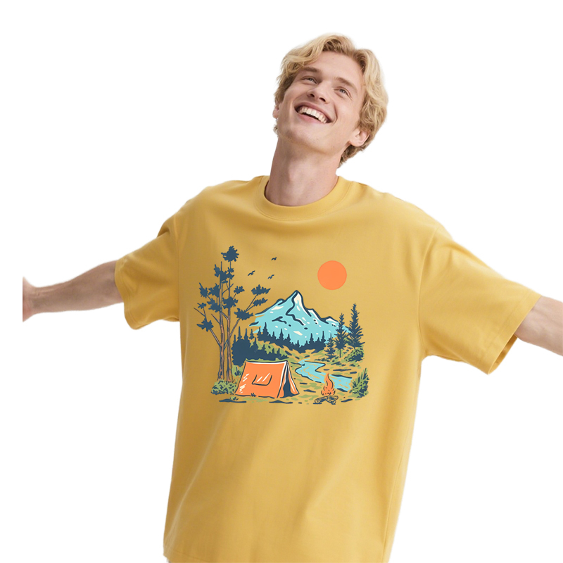 여름 캠핑 DTF 의류 핫 스탬핑 DIY 남녀 공용 캐 - Summer Clothing Pictures 리뷰 및 가격