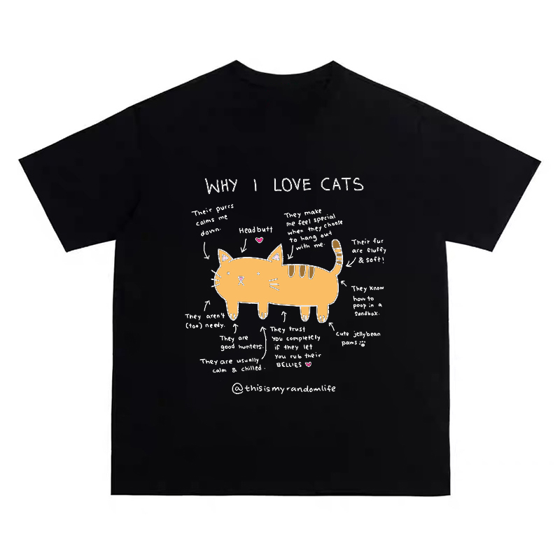 노란 고양이 분석 그림 인쇄 된 티셔츠 여성 여름 패션 - Summer Clothing Pictures 리뷰 및 가격