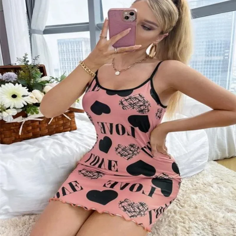 여성용 여름 섹시한 백리스 홀터넥 드레스, 잠옷 스타일 - Summer Loving Clothing 리뷰 및 가격