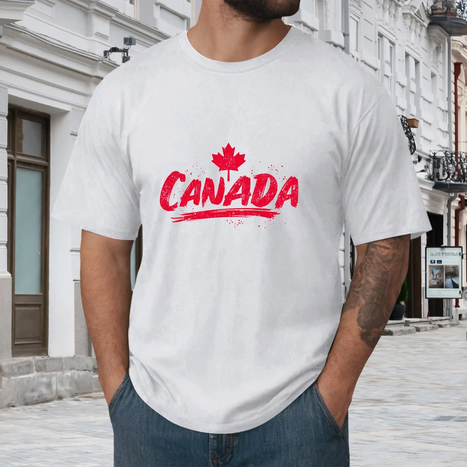 패션 메이플 리프 캐나다 국기 남성 티셔츠 여름 캐주얼 - Summer Clothing Canada 리뷰 및 가격