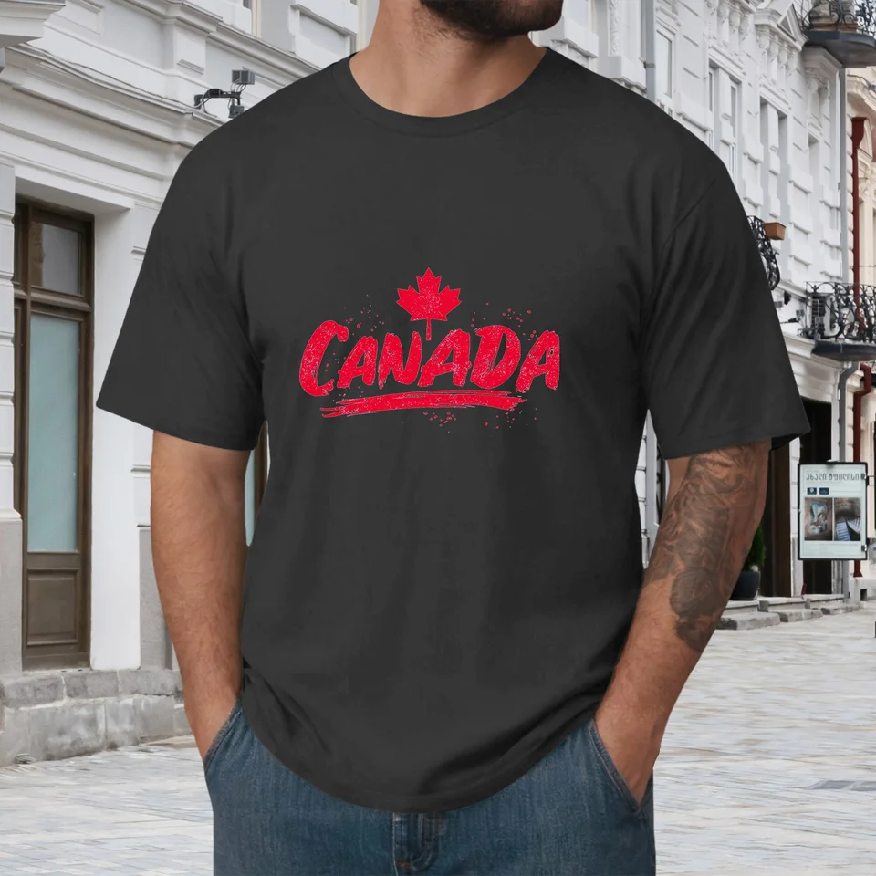 패션 메이플 리프 캐나다 국기 남성 티셔츠 여름 캐주얼 - Summer Clothing Canada 리뷰 및 가격