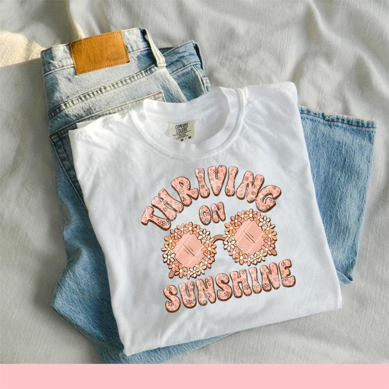 의류용 다채로운 열 전달 프린트 패치, DIY 패션 선 - Summer Clothing Pictures 리뷰 및 가격
