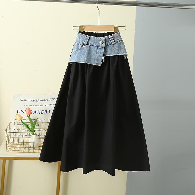 한국어 어린이 긴 패치 워크 데님 스커트 십대 소녀 우 - Summer Clothing Teen Girls 리뷰 및 가격
